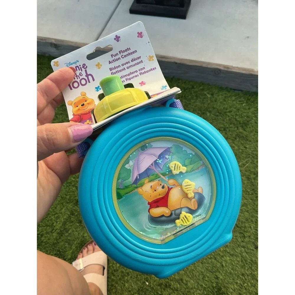 Disney Winnie the Pooh Fun Floats Action Canteen Blue Zak Designs WPRJ-6840